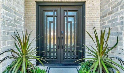 wrought iron doors