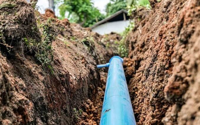 water line installation